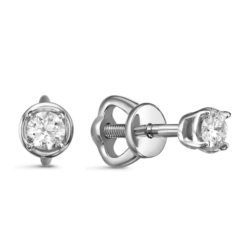 Серьги пусеты-гвоздики, Золото 585, С02772-220