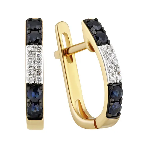 Серьги, Золото 585, 65-41E00834-S0DDSA Серьги, Золото 585, 65-41E00834-S0DDSA