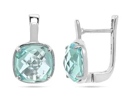 Серьги, Серебро 925, Топаз 649954 Серьги, Серебро 925, Топаз 649954