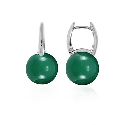 Серьги, Серебро 925, Агат 2340394344-57