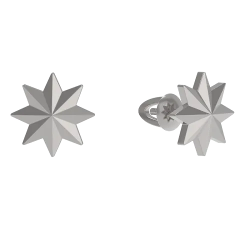 Серьги пусеты-гвоздики, Серебро 925, 1037742-00000