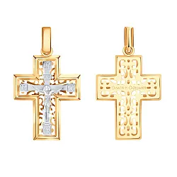 Подвеска крест, Золото 585 Т13066818 Подвеска крест, Золото 585 Т13066818