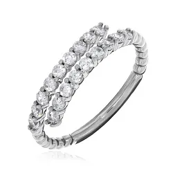 Кольцо Серебро 925, Фианит 1340205251л Кольцо Серебро 925, Фианит 1340205251л