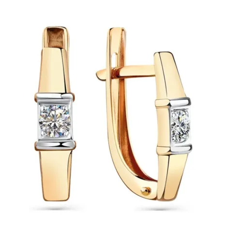 Серьги, Золото 585, 002-0436-0001-011