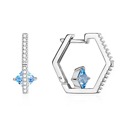 Серьги, Серебро 925, Фианит 2340885531л-71 Серьги, Серебро 925, Фианит 2340885531л-71