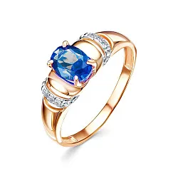 Кольцо Золото 585, Топаз 1418408 1 6 1