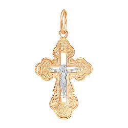 Подвеска крест, Золото 585 20-0252