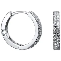 Серьги, Серебро 925, Фианит LLE 467