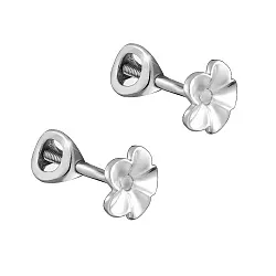 Серьги пусеты-гвоздики, Серебро 925 с105075рв Серьги пусеты-гвоздики, Серебро 925 с105075рв