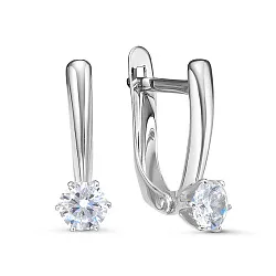 Серьги, Золото 585, Фианит б1201516 Серьги, Золото 585, Фианит б1201516