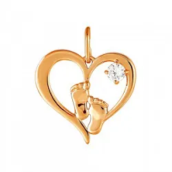 Подвеска фантазийная,  Золото 585, Фианит 3203607 1 1 10