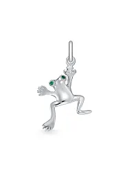 Подвеска фантазийная,  Серебро 925, Фианит 1-00010