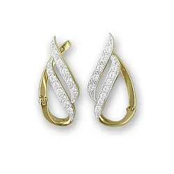 Серьги, Серебро 925, Фианит СД-1-290