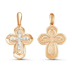 Подвеска крест, Золото 585 080462 Подвеска крест, Золото 585 080462