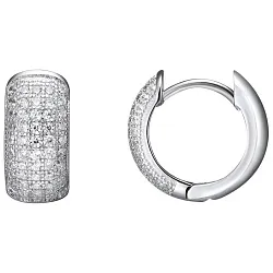 Серьги, Серебро 925, Фианит LLE 519 Серьги, Серебро 925, Фианит LLE 519