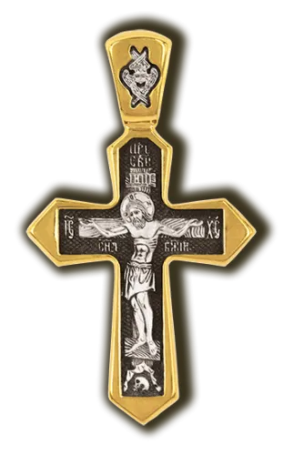 Подвеска крест, Серебро 925, 08040