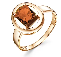 Кольцо Золото 585, Гранат 1390508 1 8 10