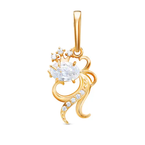 Подвеска фантазийная,  Серебро 925, Z3-11158з