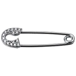  Брошь Серебро 925, Фианит LLHP 40