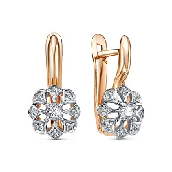 Серьги, Золото 585, Фианит 2534407 1 1 1