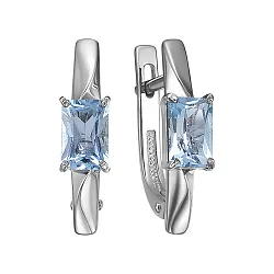 Серьги, Серебро 925, Топаз С622-6068Т Серьги, Серебро 925, Топаз С622-6068Т