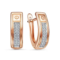 Серьги, Золото 585, Фианит 2677107 1 1 1