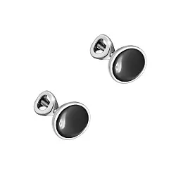 Серьги пусеты-гвоздики, Серебро 925, Эмаль с1177рвч