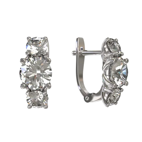 Серьги, Серебро 925, 1032022-01210
