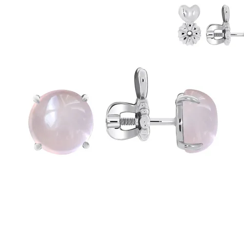 Серьги пусеты-гвоздики, Серебро 925, П340102680-30