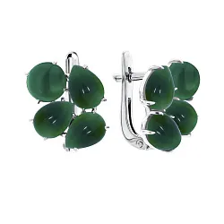 Серьги, Серебро 925, Агат 2340392911-60