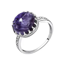 Кольцо Серебро 925, Чароит 1340461967 Кольцо Серебро 925, Чароит 1340461967