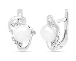 Серьги, Серебро 925, Жемчуг 623143