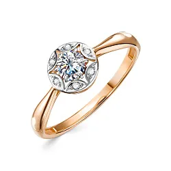 Кольцо Золото 585, Фианит 1673307 1 1 1