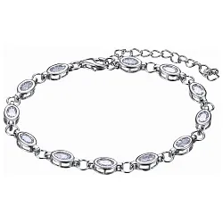 Браслет фантазийный Серебро 925 
 , Фианит LLB 424