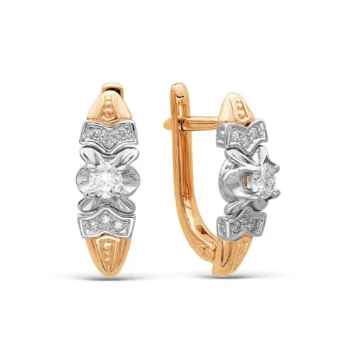 Серьги, Золото 585, 64010057