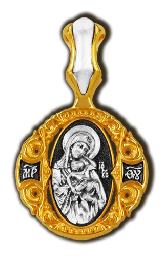 Иконка нательная,  Серебро 925, 08622