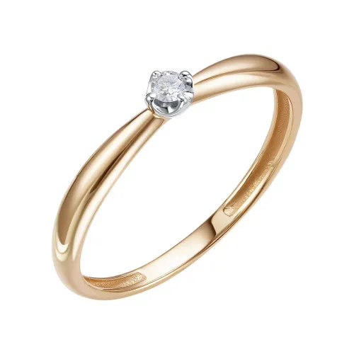 Помолвочное кольцо,  Золото 585, К112-7508