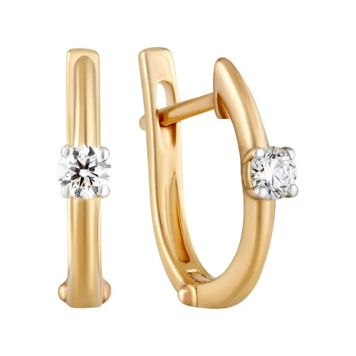 Серьги, Золото 585, 36-41E01234-F1DD Серьги, Золото 585, 36-41E01234-F1DD