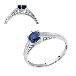 Кольцо Серебро 925, Корунд 1340160245-80 Кольцо Серебро 925, Корунд 1340160245-80