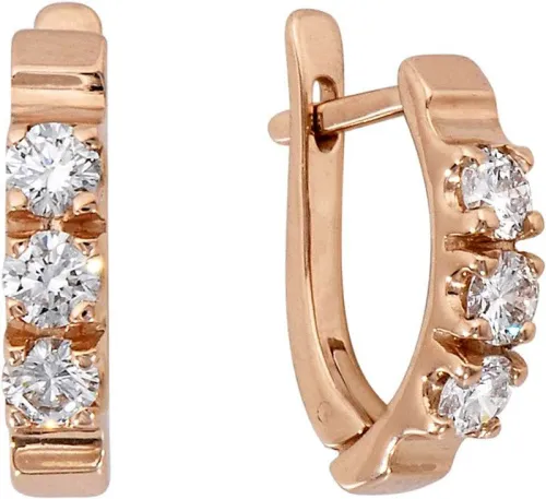 Серьги, Золото 585, 107711ю