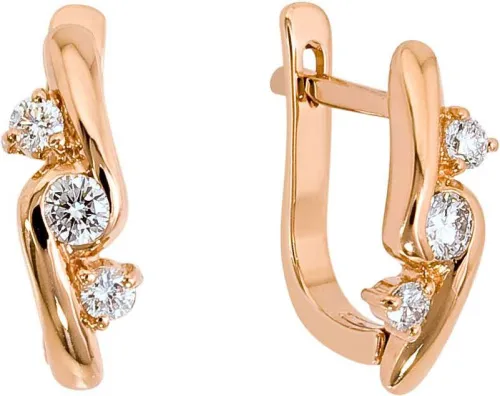 Серьги, Золото 585, 162511ю