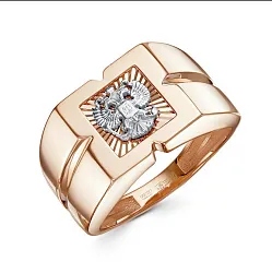 Кольцо мужское (печатка). Золото 585 П1702110 1 1 Кольцо мужское (печатка). Золото 585 П1702110 1 1