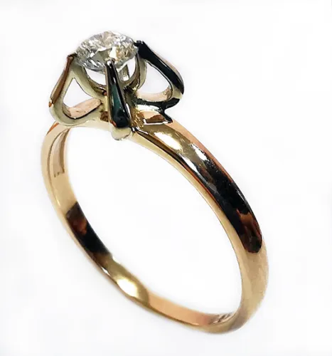 Кольцо Золото 585, 713411ю 