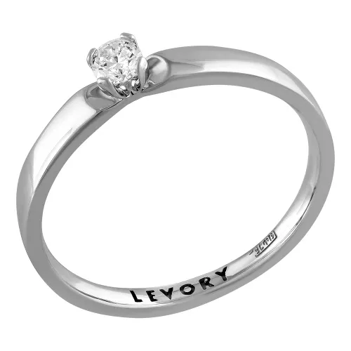 Помолвочное кольцо,  Золото 585, 83-42R60532-F2DD