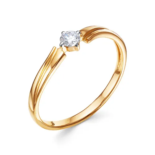 Помолвочное кольцо,  Золото 585, 01-01-0270-00