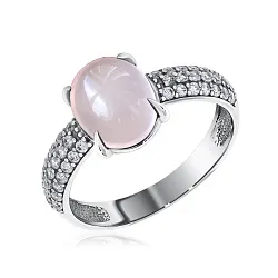 Кольцо Серебро 925, Кварц 1340100373л-30 Кольцо Серебро 925, Кварц 1340100373л-30