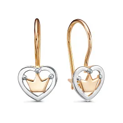 Детские серьги,  Золото 585 2204372