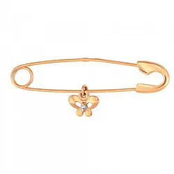 булавка Золото 585, Фианит 408007 1 1 1  булавка Золото 585, Фианит 408007 1 1 1