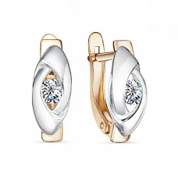 Серьги, Золото 585, Фианит 2620507 1 1 1 Серьги, Золото 585, Фианит 2620507 1 1 1