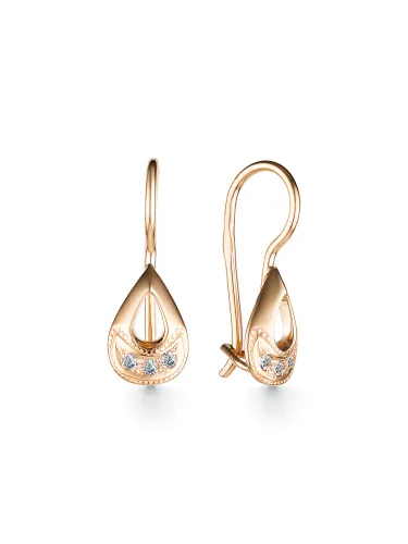 Детские серьги,  Золото 585, 207307 1 1 10